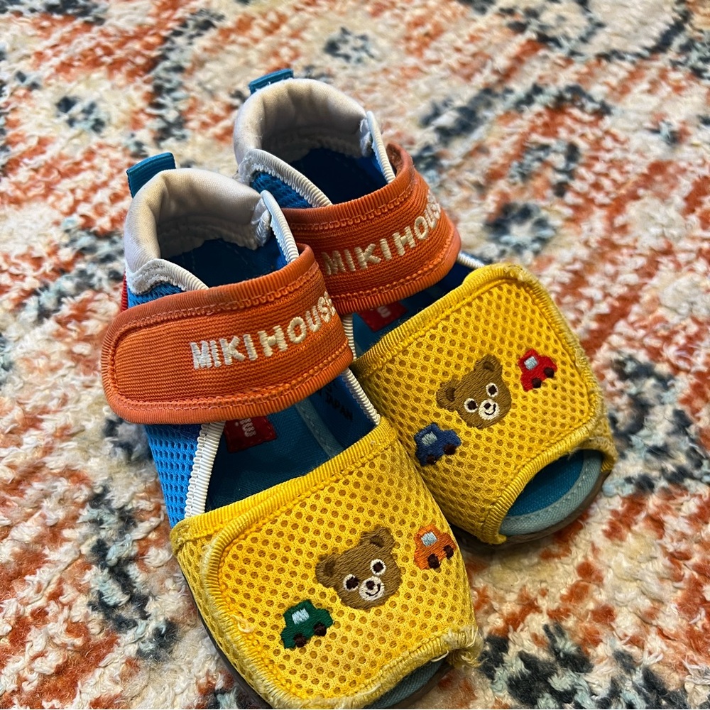 Miki house toddler sandal, made in Japan 14.5 cm